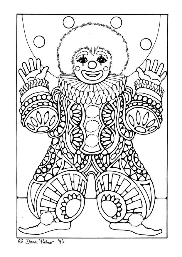 clown Malvorlage clown