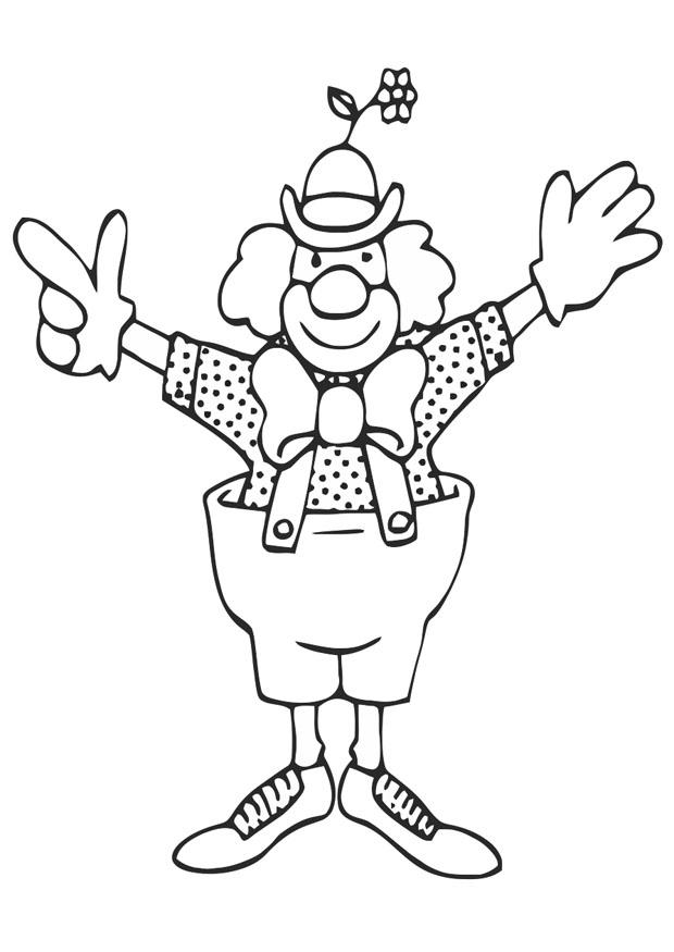 clown Malvorlage clown