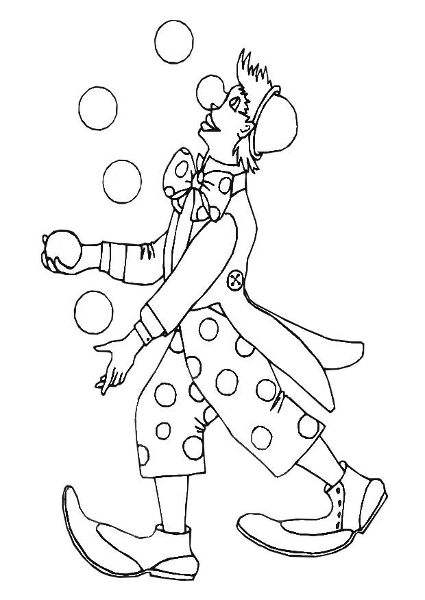 clown Malvorlage clown