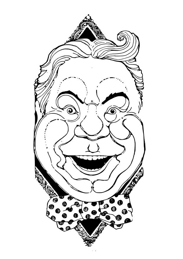 clown Malvorlage clown