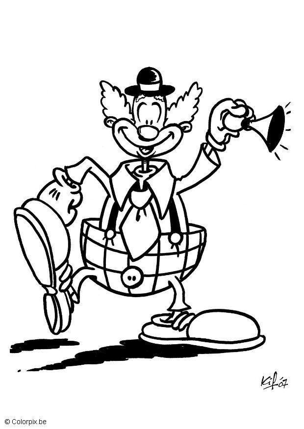 clown Malvorlage clown