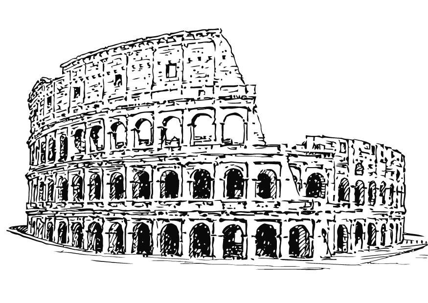 colloseum Malvorlage colloseum