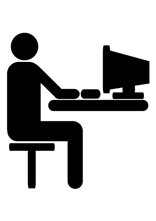 computer Malvorlage computer