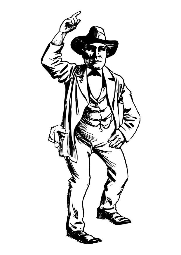 cowboy Malvorlage cowboy
