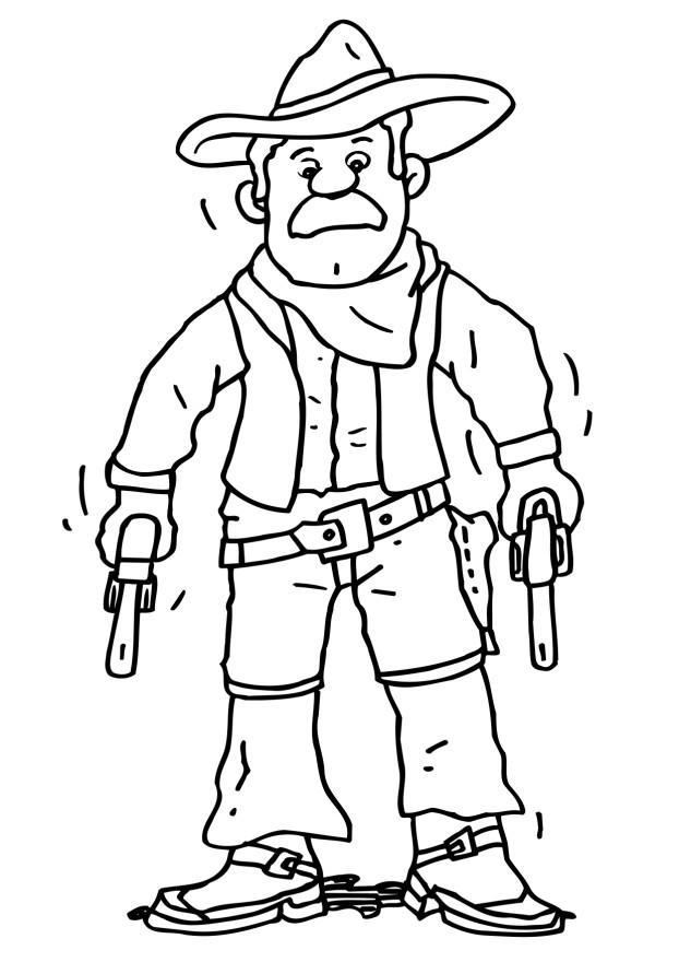 cowboy Malvorlage cowboy