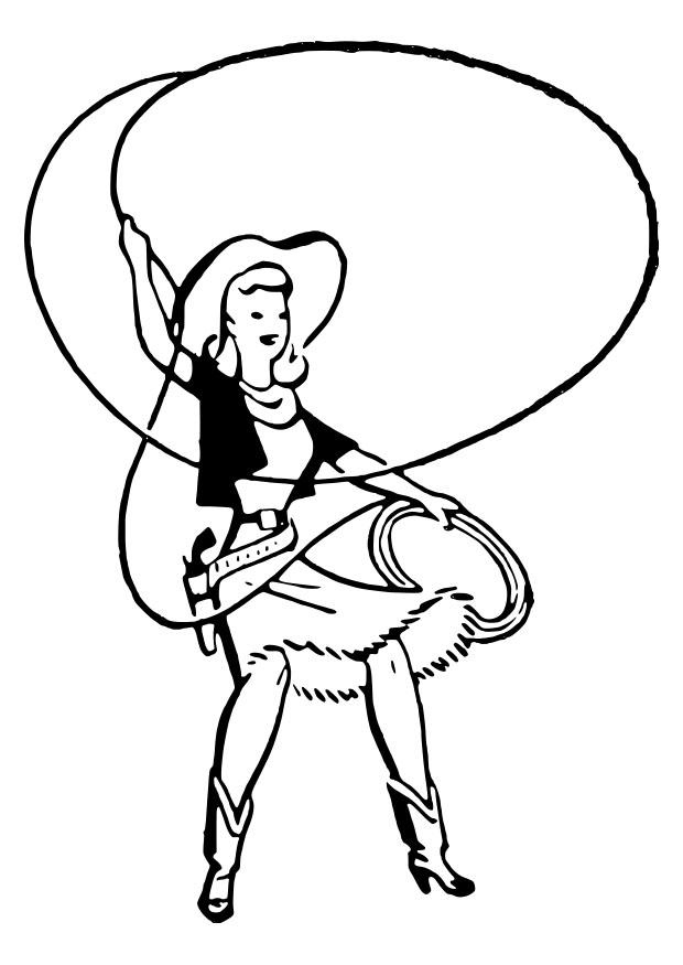 cowgirl Malvorlage cowgirl