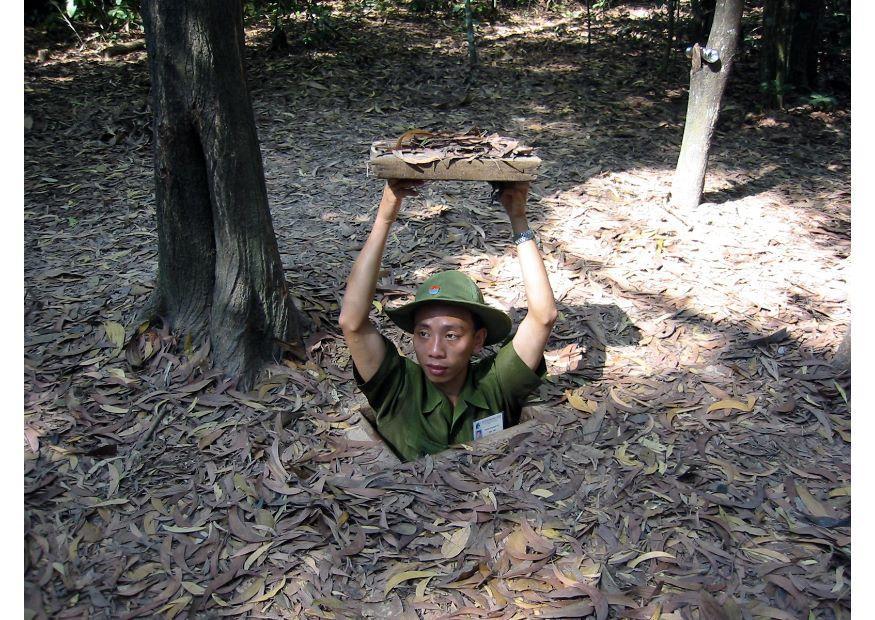cu chi tunnel eingang Foto cu chi tunnel eingang