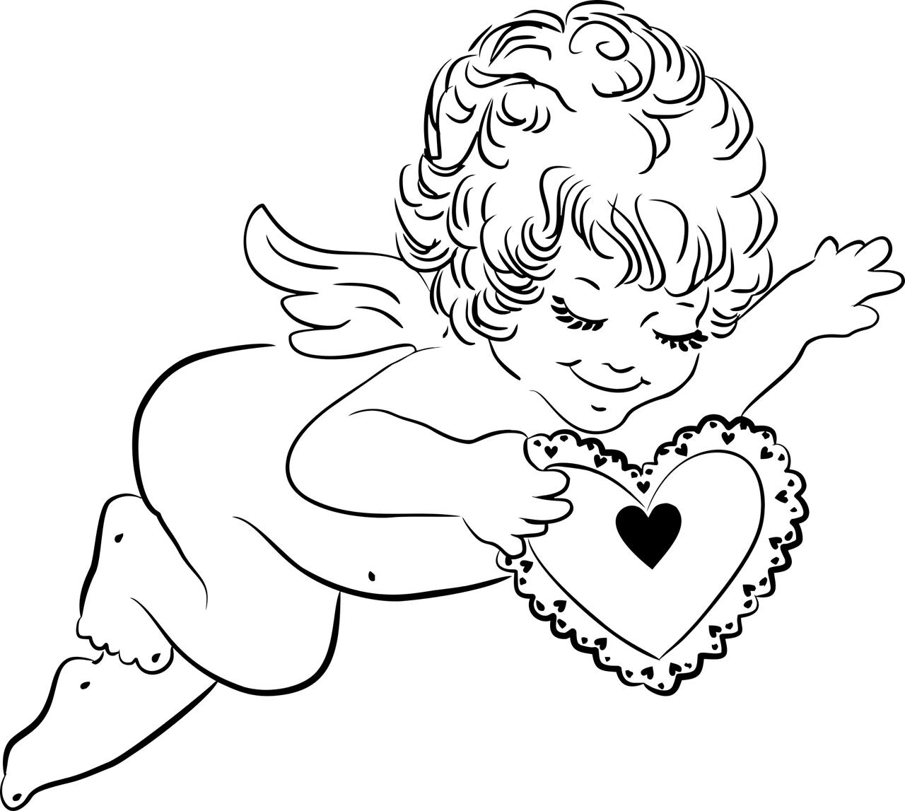 cupid Malvorlage cupid