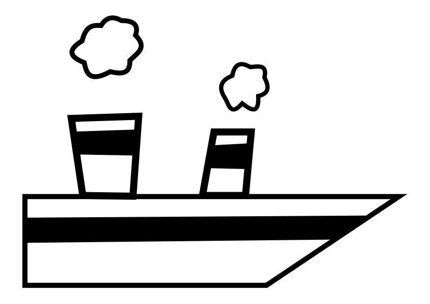 dampfboot Malvorlage dampfboot
