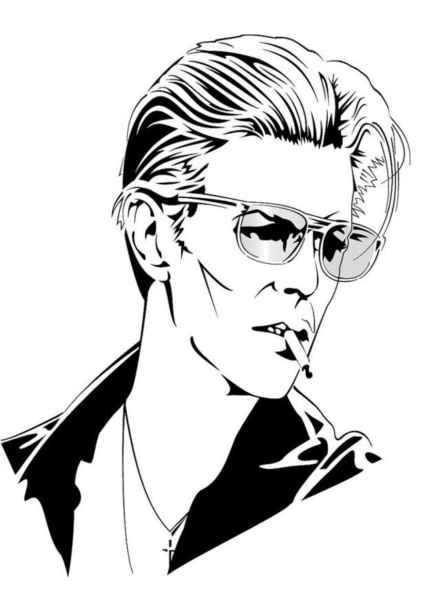 david bowie Malvorlage david bowie