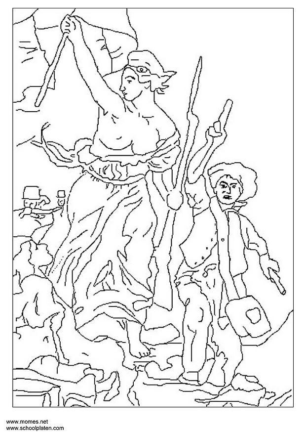 delacroix Malvorlage delacroix