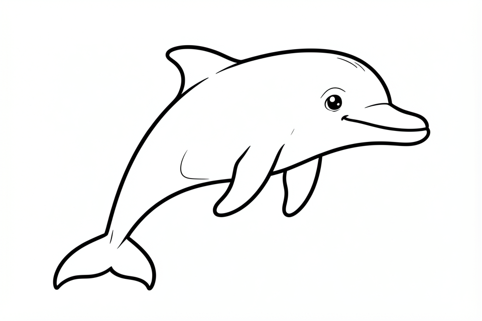 delphin Malvorlage delphin