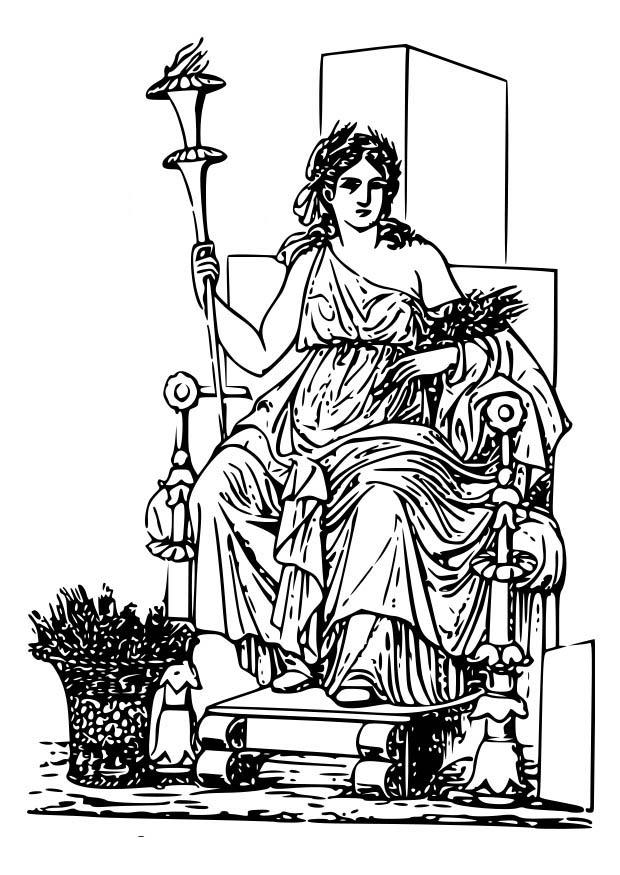 Malvorlage demeter