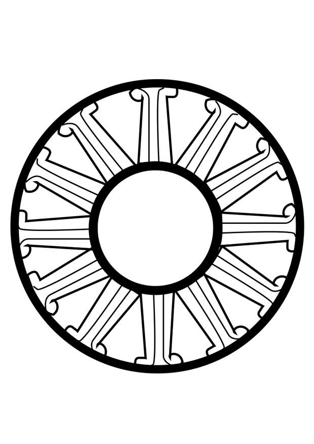 dharma rad Malvorlage dharma rad