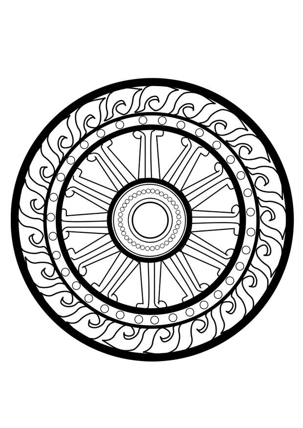 dharma rad Malvorlage dharma rad