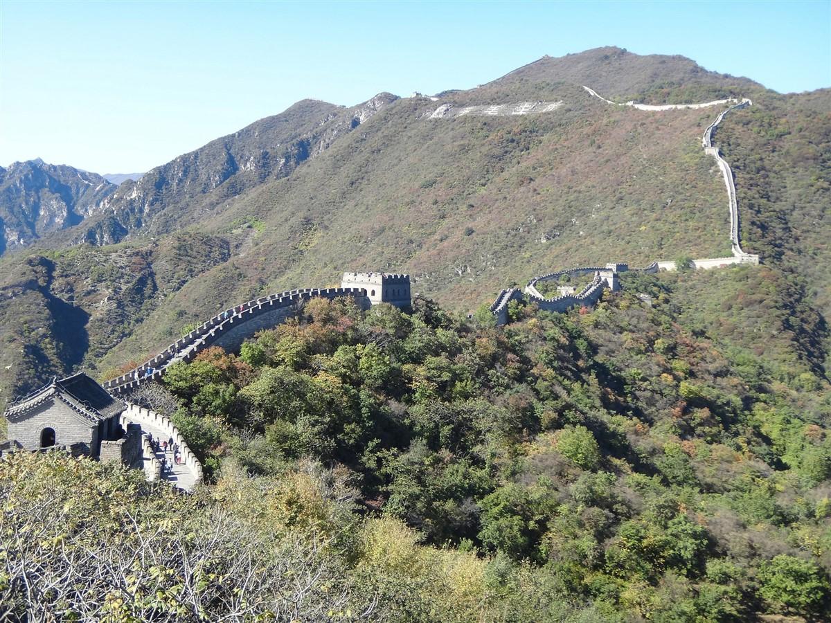 die chinesische mauer Foto die chinesische mauer