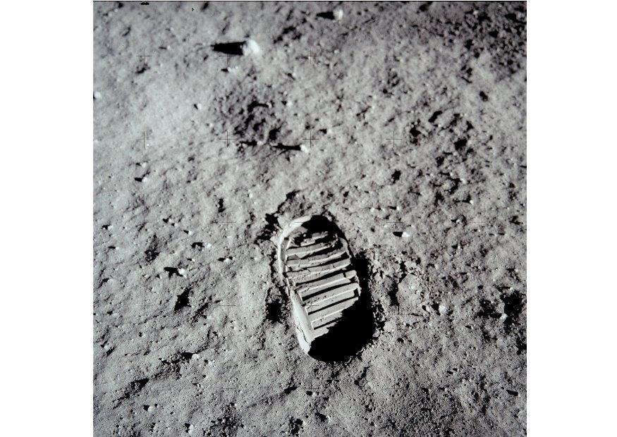 die ersten schritte auf dem mond Foto die ersten schritte auf dem mond