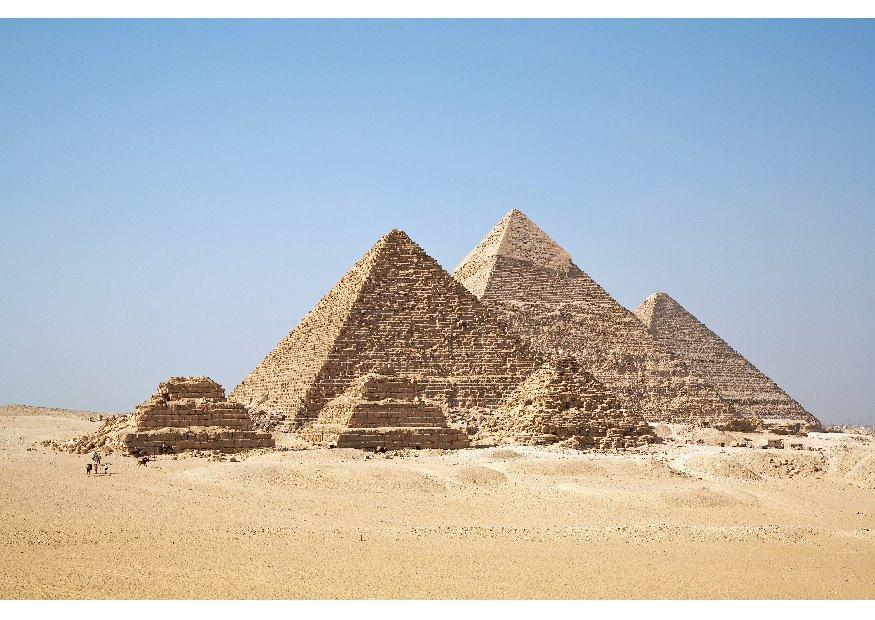 die pyramiden von gizeh Foto die pyramiden von gizeh