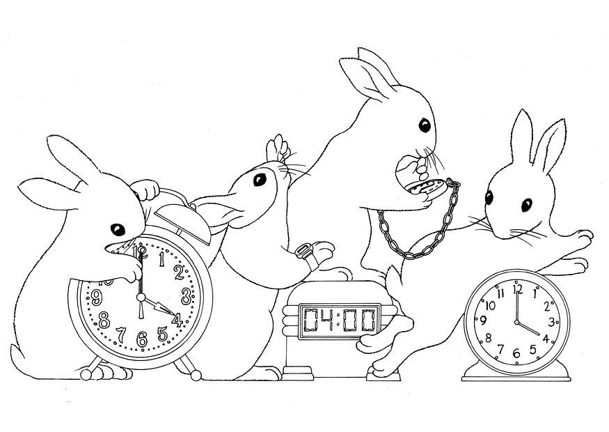 die uhr lesen Malvorlage die uhr lesen