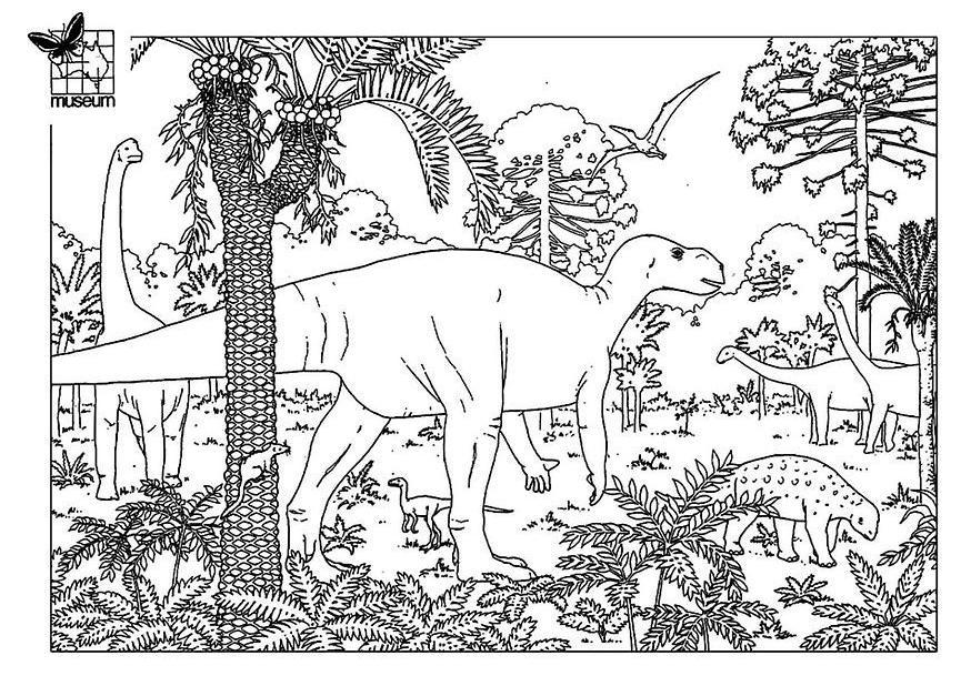 dinosaurier Malvorlage dinosaurier
