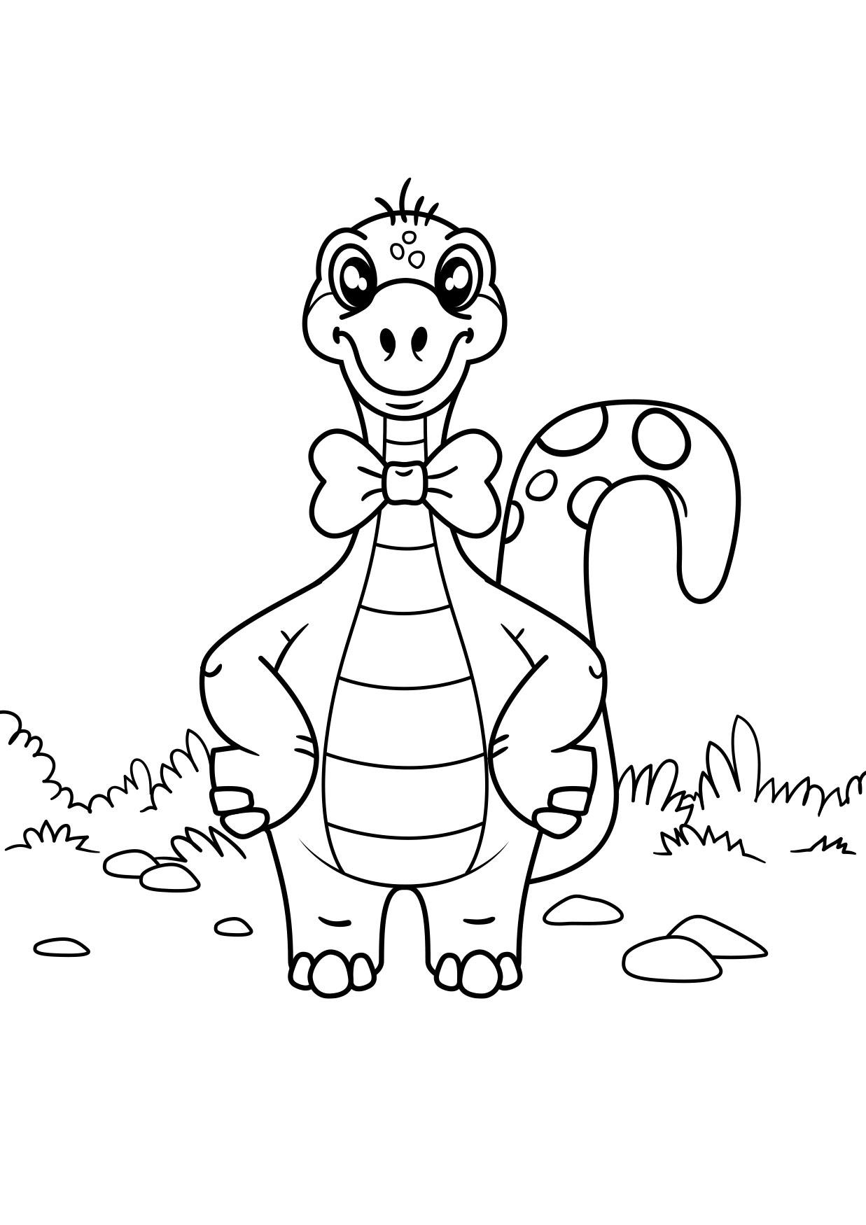 dinosaurier mit bogen Malvorlage dinosaurier mit bogen
