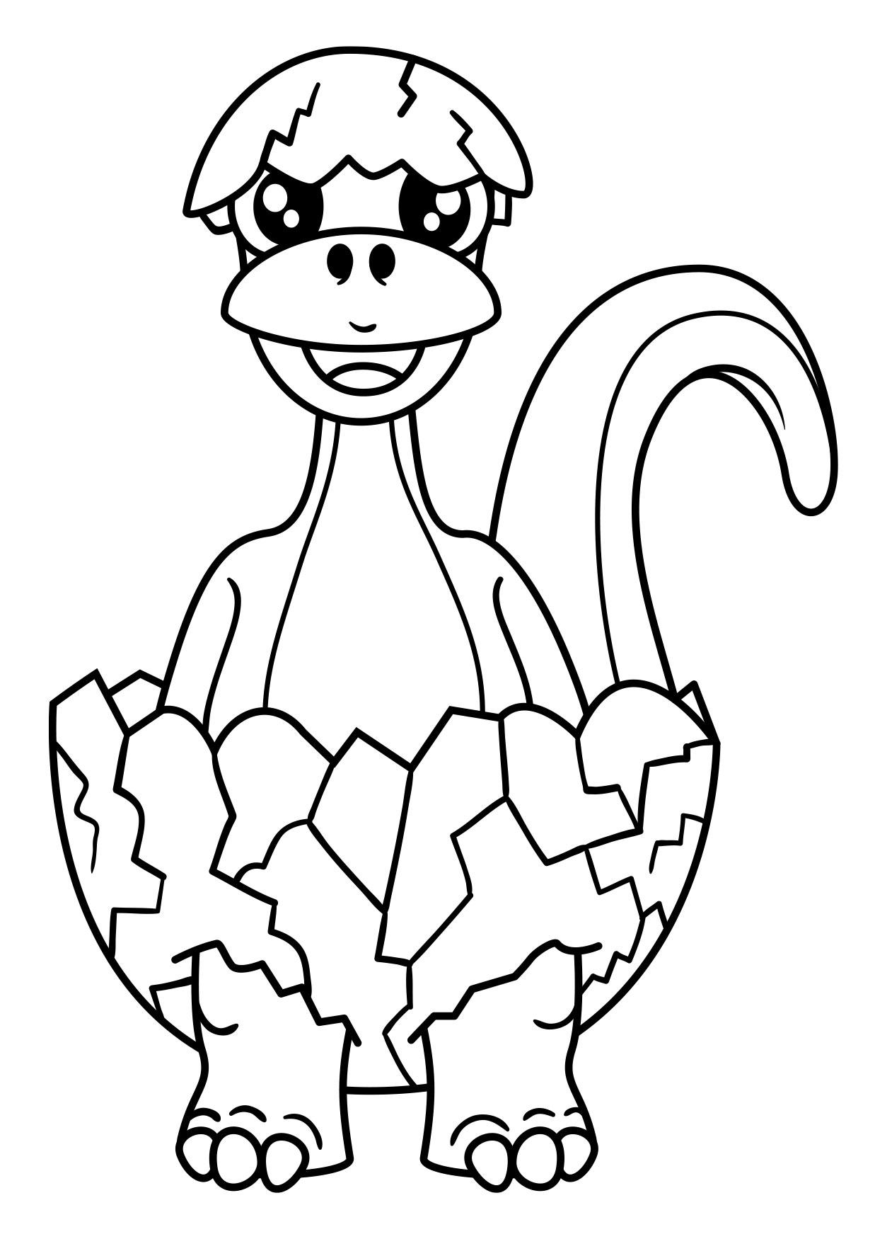 dinosaurier schlA¼pft aus ei Malvorlage dinosaurier schlA¼pft aus ei