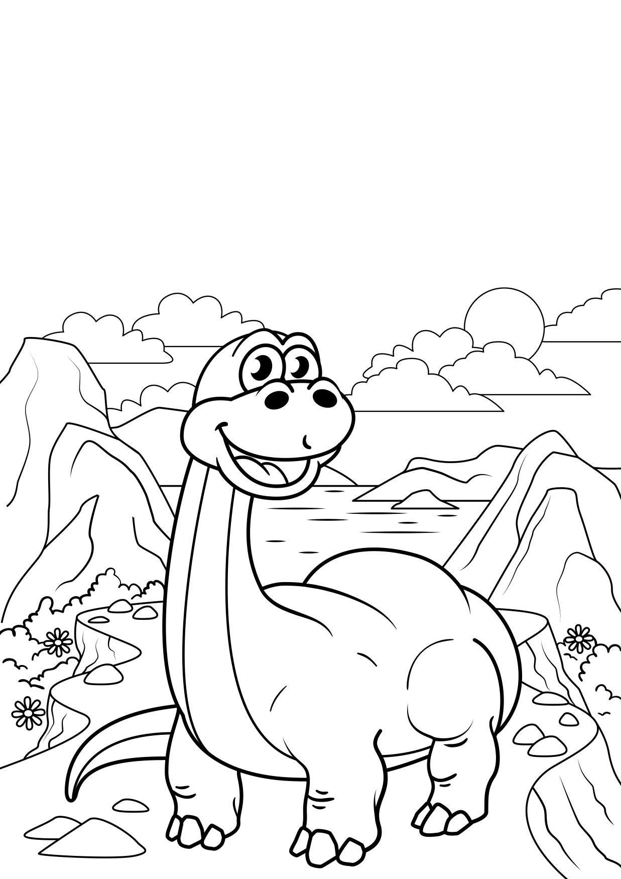 dinosaurier unterwegs Malvorlage dinosaurier unterwegs