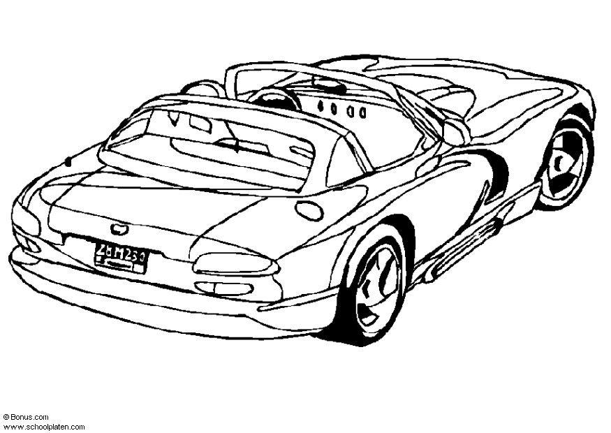 dodge viper Malvorlage dodge viper