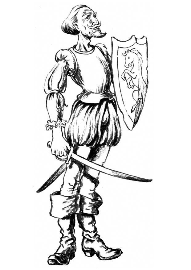 Malvorlage don quichote
