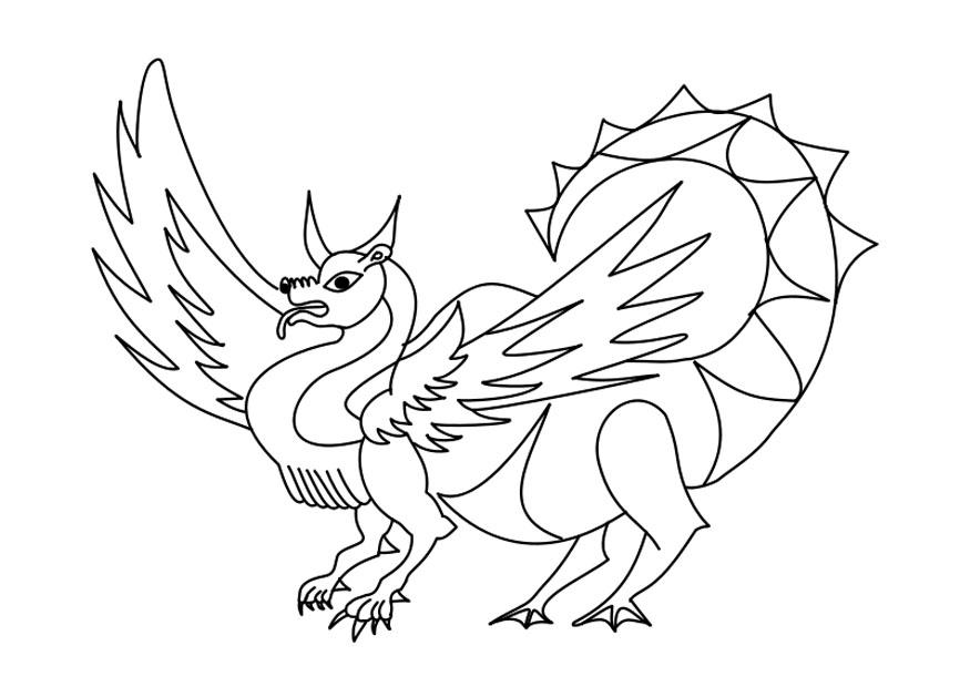 drache Malvorlage drache