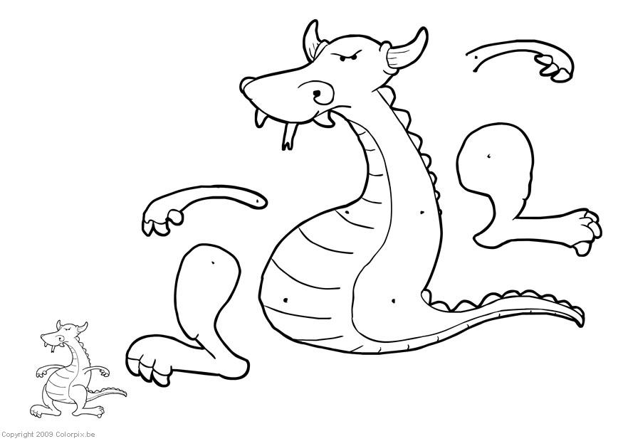 drache - marionette Basteln drache - marionette