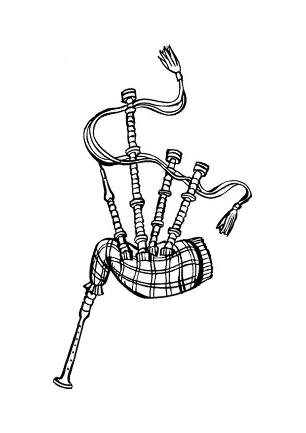 dudelsack Malvorlage dudelsack