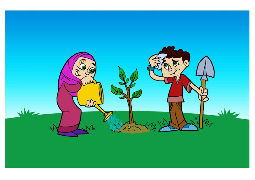 einen baum pflanzen Bild einen baum pflanzen