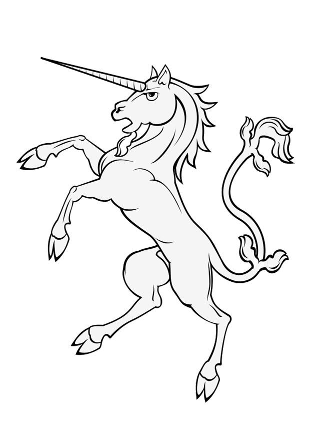 Malvorlage einhorn