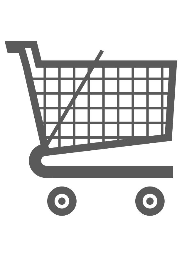 einkaufwagen Malvorlage einkaufwagen