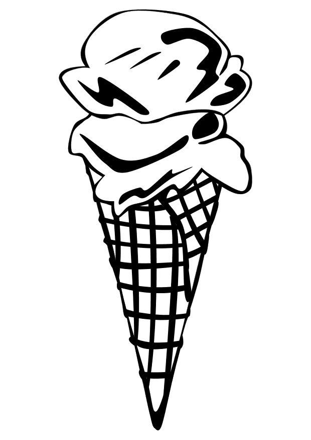 eiscreme Malvorlage eiscreme