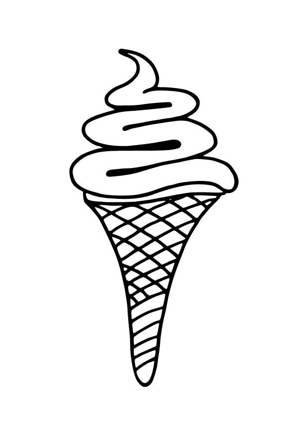 eiscreme Malvorlage eiscreme