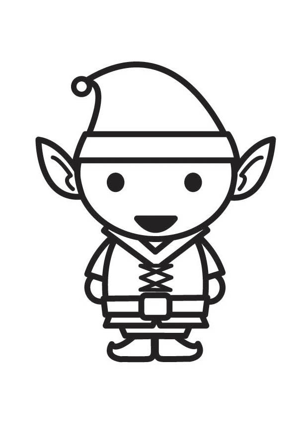 Malvorlage elf