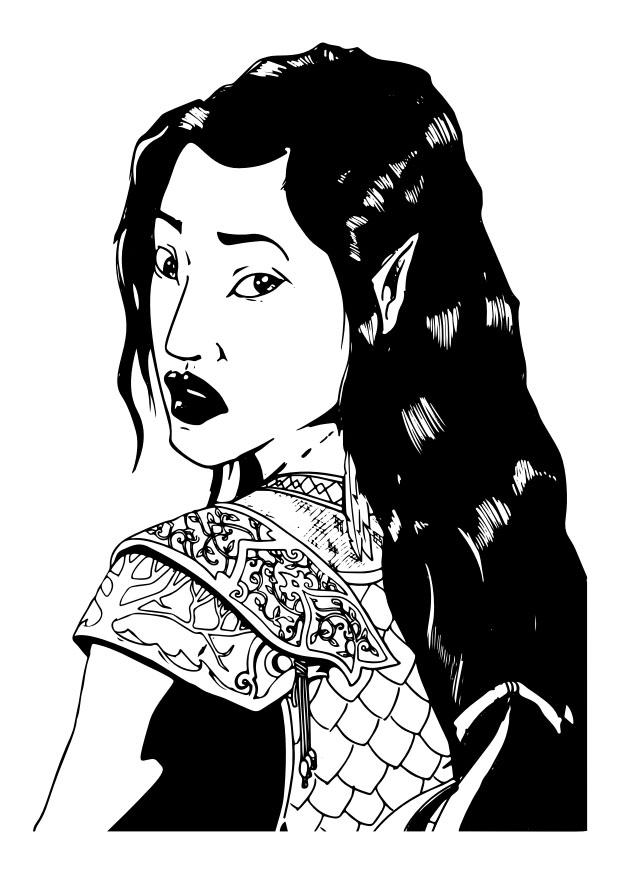 elf Malvorlage elf