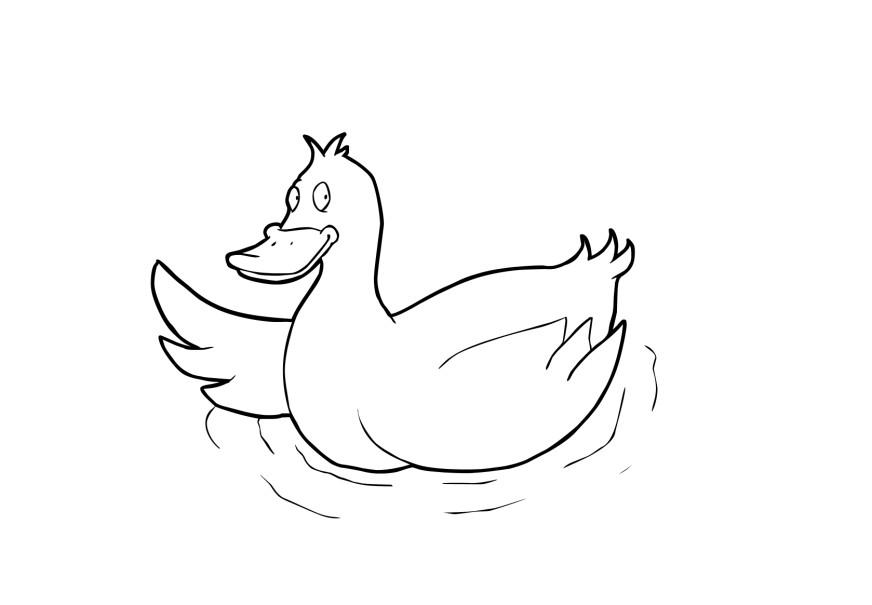 ente Malvorlage ente