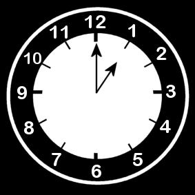 es ist 1 uhr Malvorlage es ist 1 uhr
