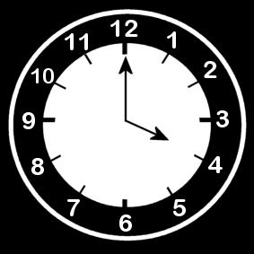 Malvorlage es ist 4 uhr
