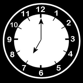 es ist 7 uhr Malvorlage es ist 7 uhr