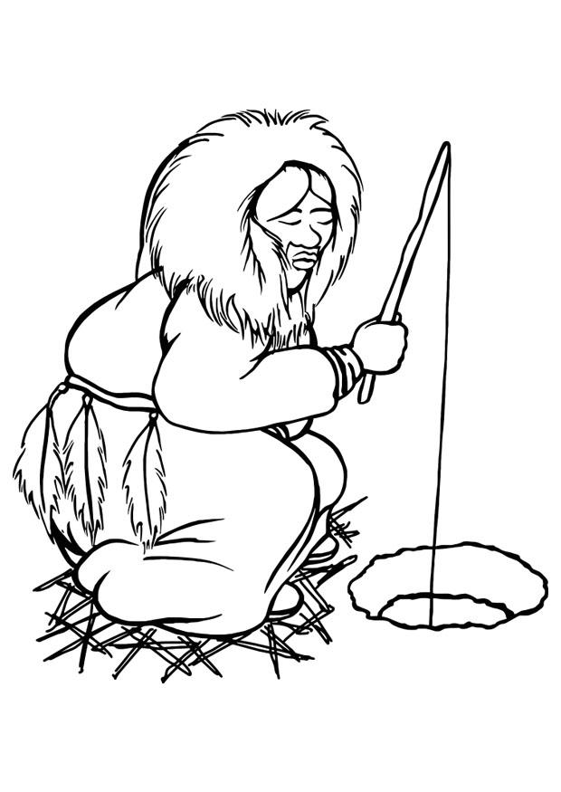 eskimo Malvorlage eskimo