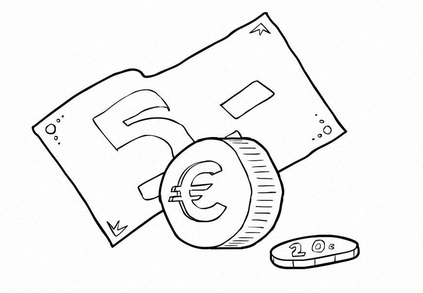 euro Malvorlage euro