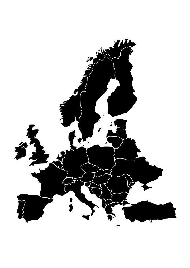 europa Malvorlage europa