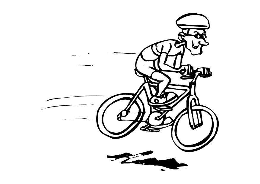 fahrrad fahren Malvorlage fahrrad fahren