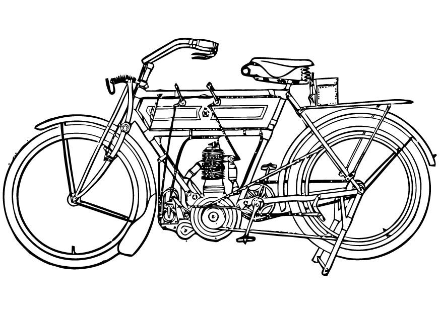 fahrrad mit hilfsmotor Malvorlage fahrrad mit hilfsmotor