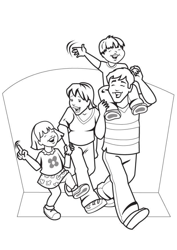 familie Malvorlage familie
