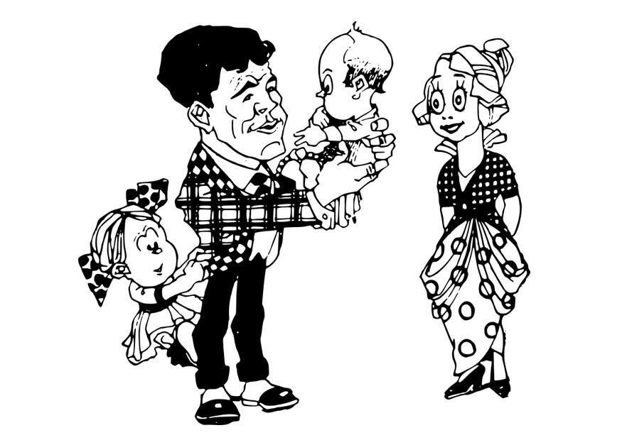 familie Malvorlage familie